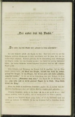 "Der ander teyl diß Buchs"