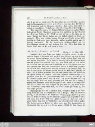 153. [An Graf Alexander zu Dohna.]