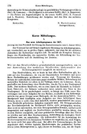178-183, Kurze Mitteilungen