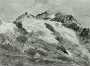 Bernina-Gletscher (Vedretta di Camprena/Berninagruppe)