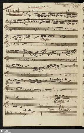 96. Recit[ativo]: Mi sento in seno / Rutini, G.M.