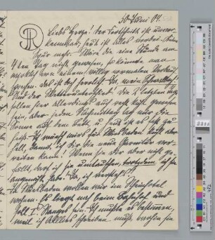 Brief an Richard Dehmel