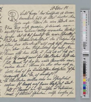 Brief an Richard Dehmel