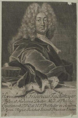 Bildnis des Hermannus Fridericus Teichmeyer