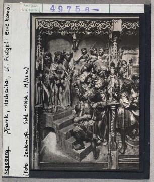 Segeberg: Pfarrkirche, Hochaltar, linker Flügel, Ecce Homo