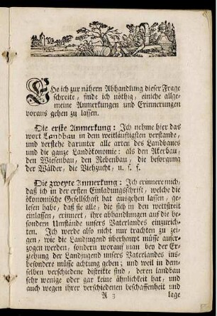 Von der Auferziehung der Landjugend.