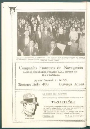 [Vista del festival organizado por la] Sociedad "Mondoñedo y Distritos".