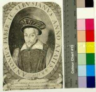 Porträt des französischen Rechtsgelehrten Antoine Favre Freiherr de Peroyes (Antonius Faber)