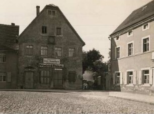 Lommatzsch, Markt : Lommatzsch in Sachsen. Geburtshaus des Tondichters Robert Volkmann