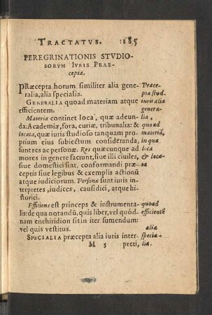 Peregrinationis Studiosorum Iuris Praecepta.