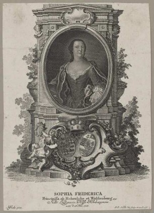 Bildnis der Sophia Friderica