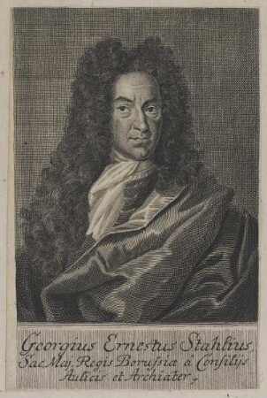 Bildnis des Georgius Ernestus Stahlius