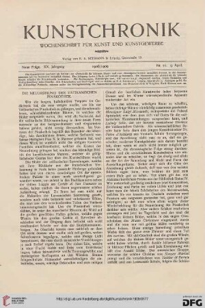 Heft 21 (9. April 1909)