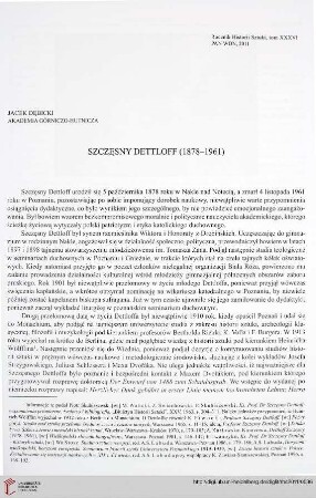 36: Szczęsny Dettloff (1878 - 1961)