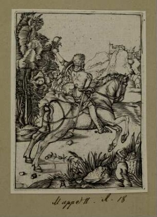 Galoppierender Reiter (Der kleine Kurier)