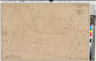 Ibbenbüren (Ibbenbüren), Teilung der Püsselbüren-Uffelner Gemeinheit, Bl. 1 Brouillonkarte Flur 1