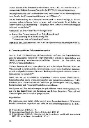 6. Computergestütztes Dokumentationssystem