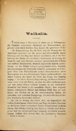 Die Walhalla bei Donaustauf