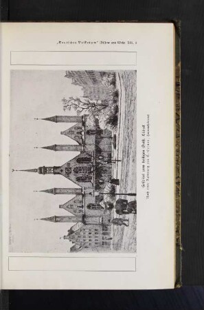 "Deutshes Volkstum" (Bühne und Welt) XIX, 8 Hospital zum heiligen Geist, Lübeck Nach einer Radierung von E. Eitner, Hummelsbüttel