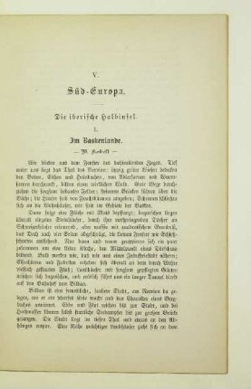 V. Süd-Europa