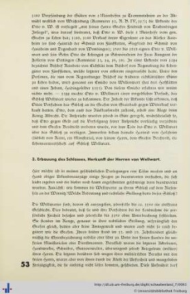 3. Erbauung des Schlosses, Herkunft der Herren von Wellwart.