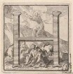 Initiale H (Das Gebet Jesu am Ölberg), aus: Clementis undecimi pontificis maximi Homiliae, Rom: Salvioni 1722, S. 9