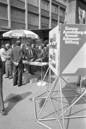 CDU-Kundgebung zur Europawahl am 10. Juni 1979
