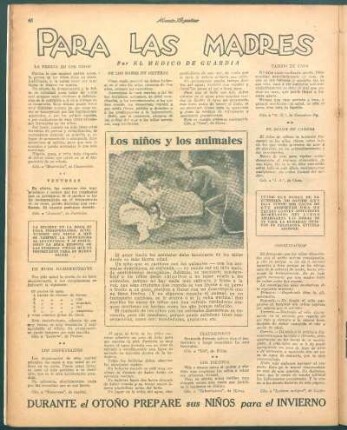 Los niños y los animales
