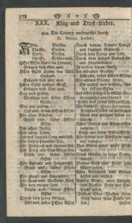 XXX. Klag- und Trost-Lieder