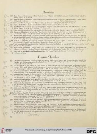 Ostasiatica (Nr. 140-151)