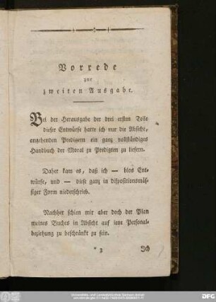 Vorrede zur zweiten Ausgabe.