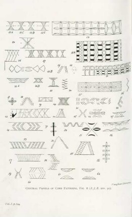 Central panels of comb patterns, fig. 8