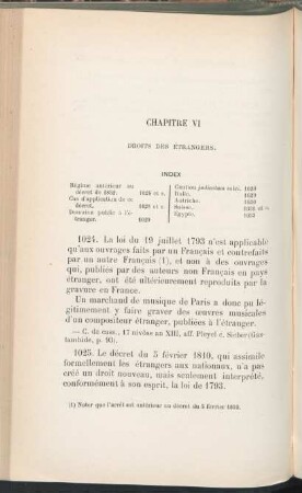 Chapitre VI. Droits des étrangers