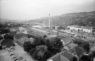 Lörrach: Blick vom Hochhaus auf KBC