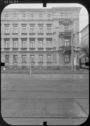 Dresden-Neustadt, Antonstraße 19/21. Doppelwohnhaus (1863). Straßenfront (Nr. 21)