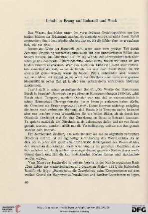 Inhalt in Bezug auf Rohstoff und Werk