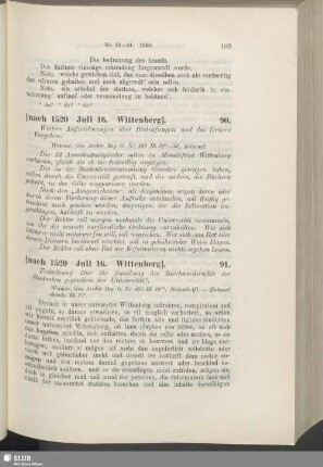 91. [1520, Juli 16. Wittenberg]