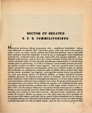 Index lectionvm in Vniversitate Litterarvm Vratislaviensi per ... anni ... habendarvm. 1861, 1861. Winter