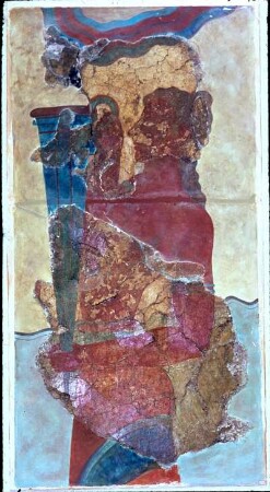 Rhytonträger (Fragment), lebensgroß, Knossos