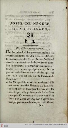Josse de Negker de Nordlingen