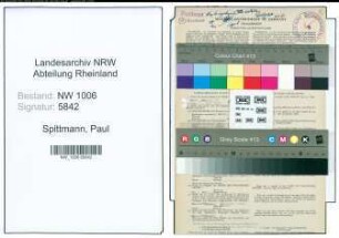 Entnazifizierung Paul Spittmann , geb. 27.06.1909 (Postschaffner)