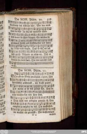 Der XCIII. Psalm. 93.