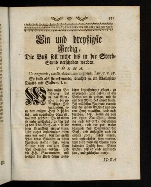 551-570, Ein und dreyßigste Predig.