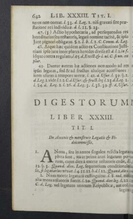 Liber XXXIII.