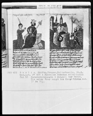 Speculum humanae salvationis — ---, Folio 53rectoBuchseite