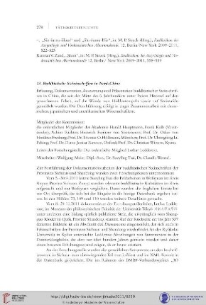 13. Buddhistische Steininschriften in Nord-China