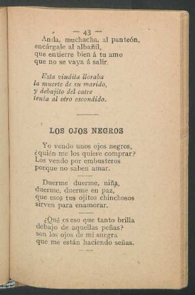 Los ojos negros