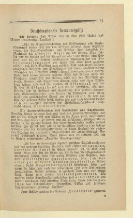 Deutschnationale Herzensergüsse