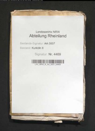Korrespondenz mit Jülich-Berg und Kurköln betr. den Prozess des Komturs der Ballei Koblenz gegen den Grafen von Salm-Reifferscheidt-Dyck wegen seiner Eingriffe in die Deutschhrdensherrschaft Elsen