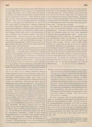 266-267 [Rezension] Freisen, Joseph, Das Eheschließungsrecht Großbritanniens und Irlands